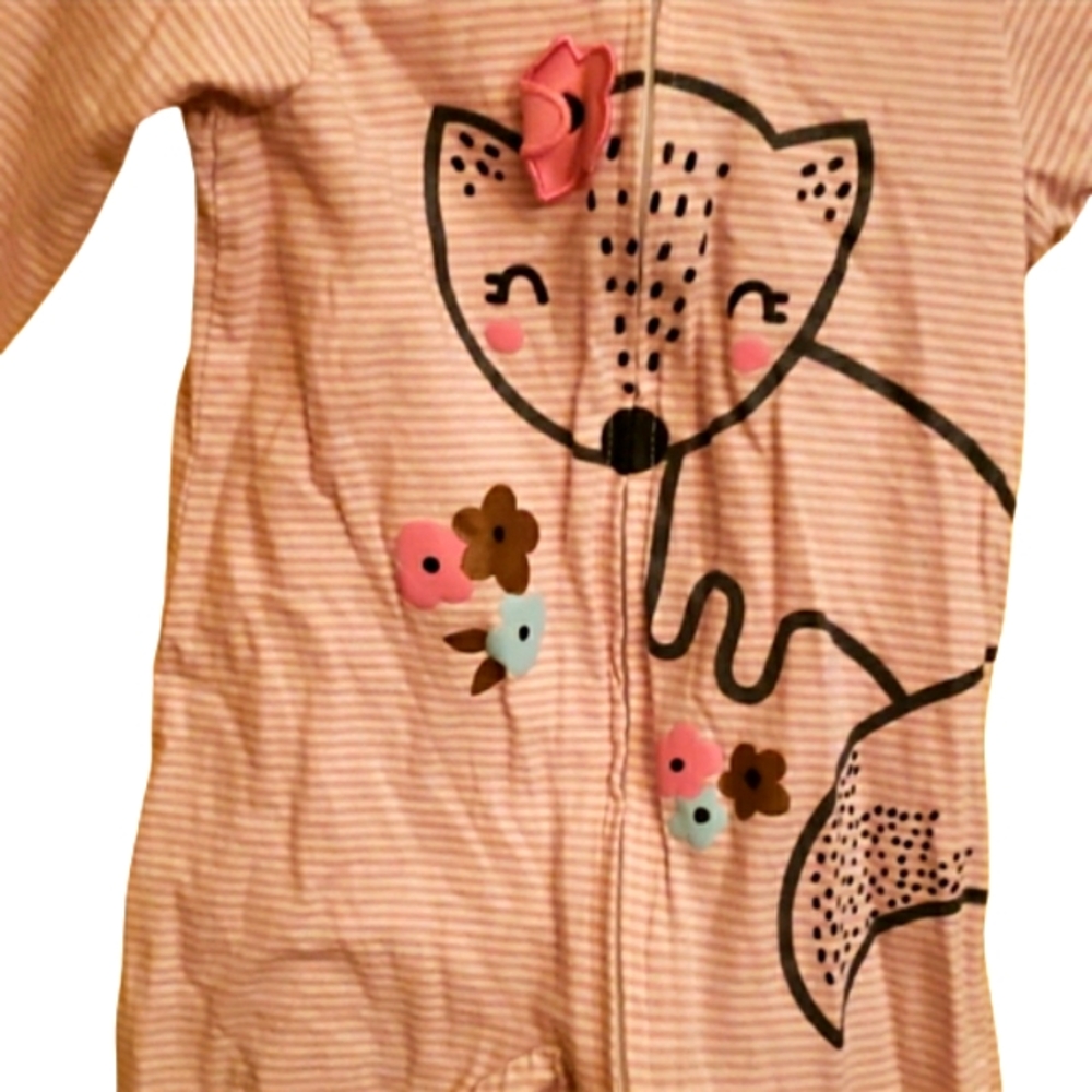 Gerber Baby Girl Onesie Pajamas Size 3-6 Months